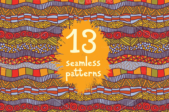 13 wavy seamless patterns in Patterns - product preview 1