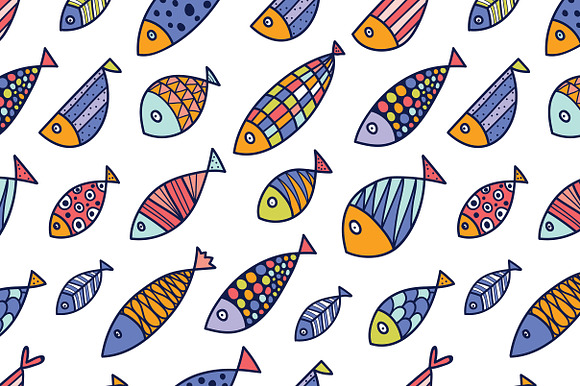 Fish! fish! fish! in Patterns - product preview 4