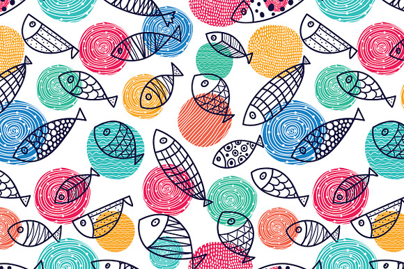Fish! fish! fish! in Patterns - product preview 9