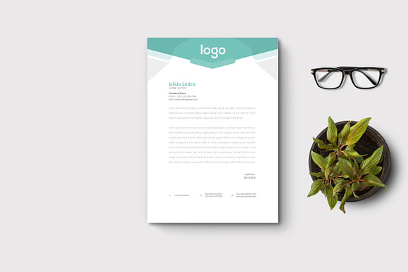 Creative Letterhead Design in Stationery Templates - product preview 2