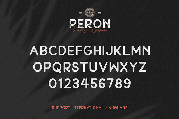 Peron - Modern Vintage | 4 Fonts in Display Fonts - product preview 6