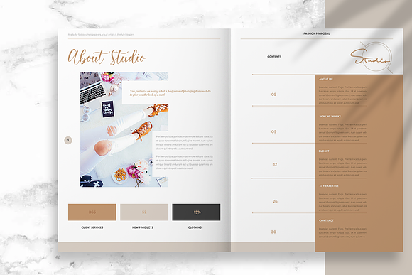 Fashion Proposal in Brochure Templates - product preview 1