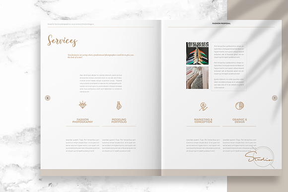 Fashion Proposal in Brochure Templates - product preview 3