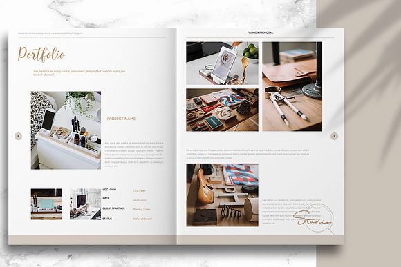 Fashion Proposal in Brochure Templates - product preview 4