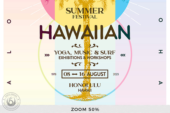 Summer Festival Flyer Template V2 in Flyer Templates - product preview 6