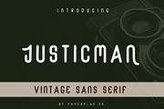 Justicman - Vintage Type Family