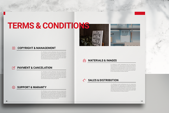 Red Business Proposal in Brochure Templates - product preview 10