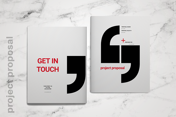 Red Business Proposal in Brochure Templates - product preview 11