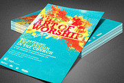 The Art of Worship Church Flyer