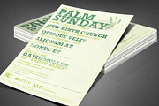 Palm Sunday Church Flyer Template