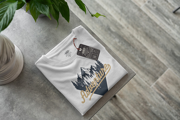 T-Shirt Shopping Mock-Up in Print Mockups - product preview 2