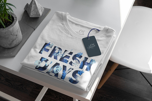 T-Shirt Shopping Mock-Up in Print Mockups - product preview 5