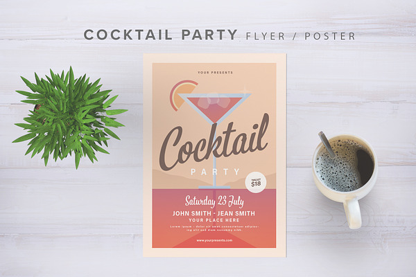 Cocktail Party Flyer