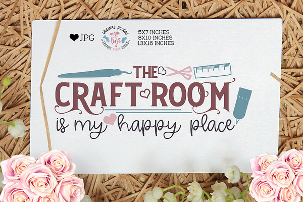 Welcome to the Craft Room Printable