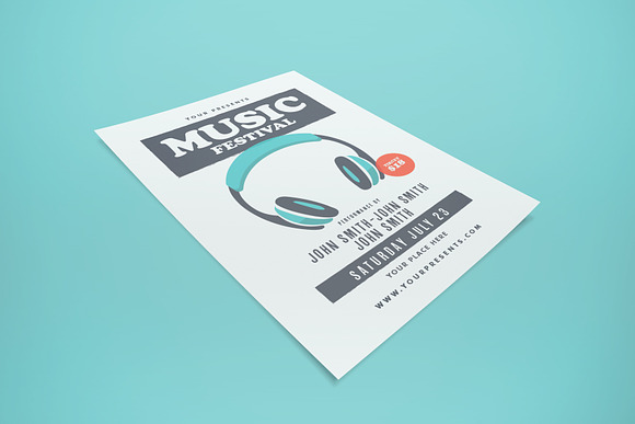 Music Festival Flyer in Flyer Templates - product preview 1