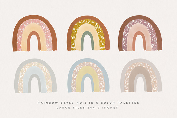Watercolor Rainbows in Illustrations - product preview 2