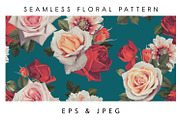 Seamless floral pattern (EPS)