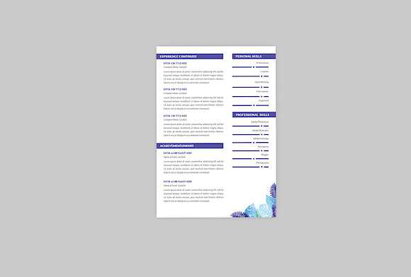Greenblue Resume Designer in Resume Templates - product preview 3
