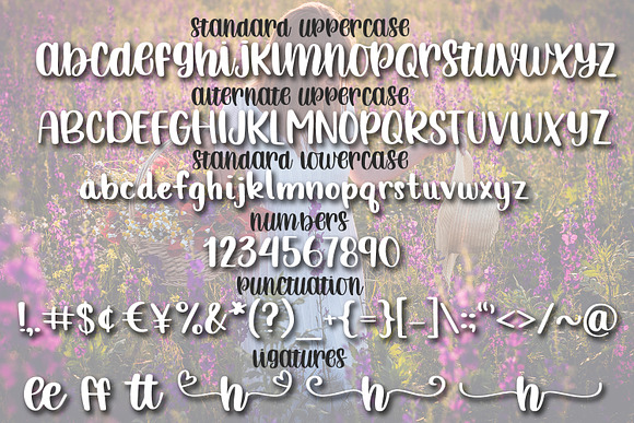 Happy Spring - Hand Lettered Font in Sans-Serif Fonts - product preview 6