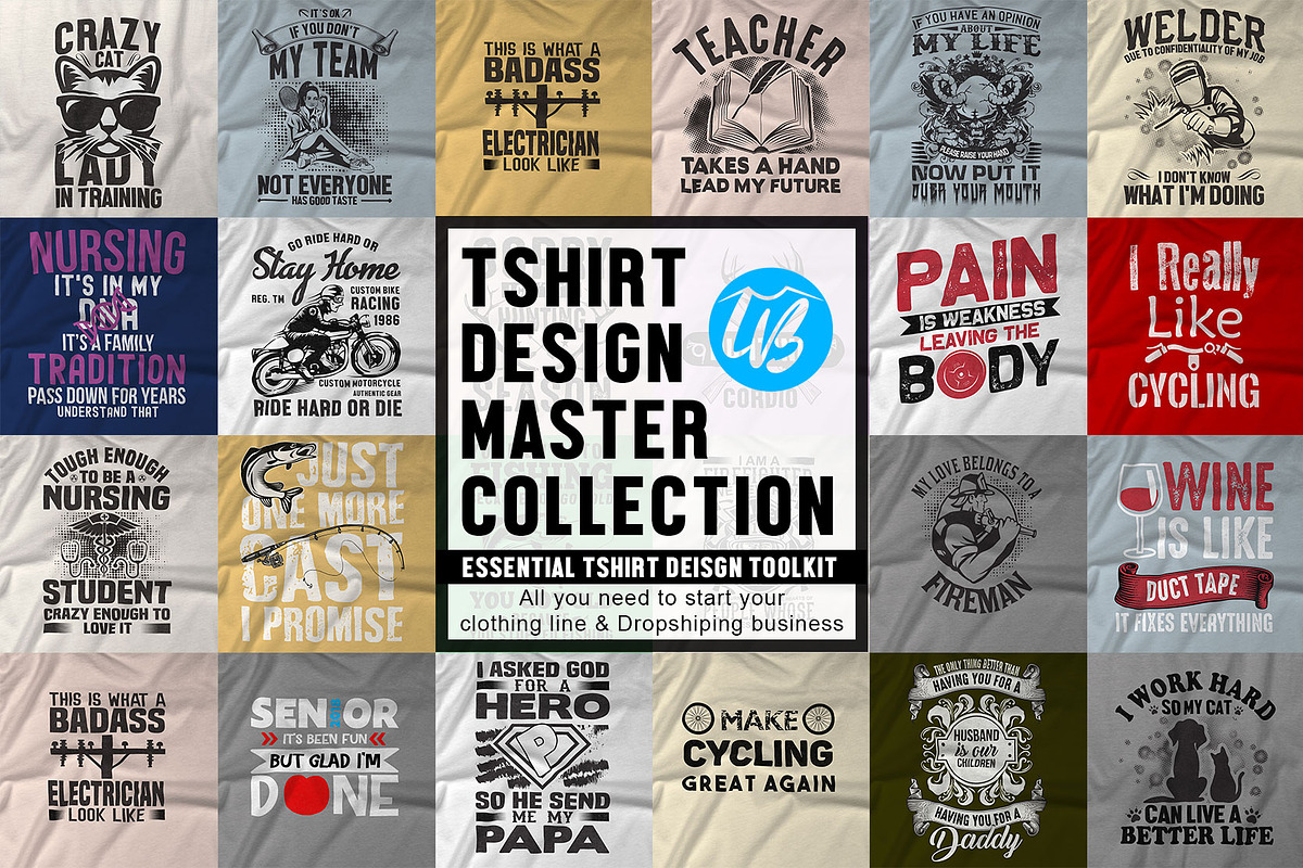 T-shirt Design Master Collection in Graphics - product preview 8