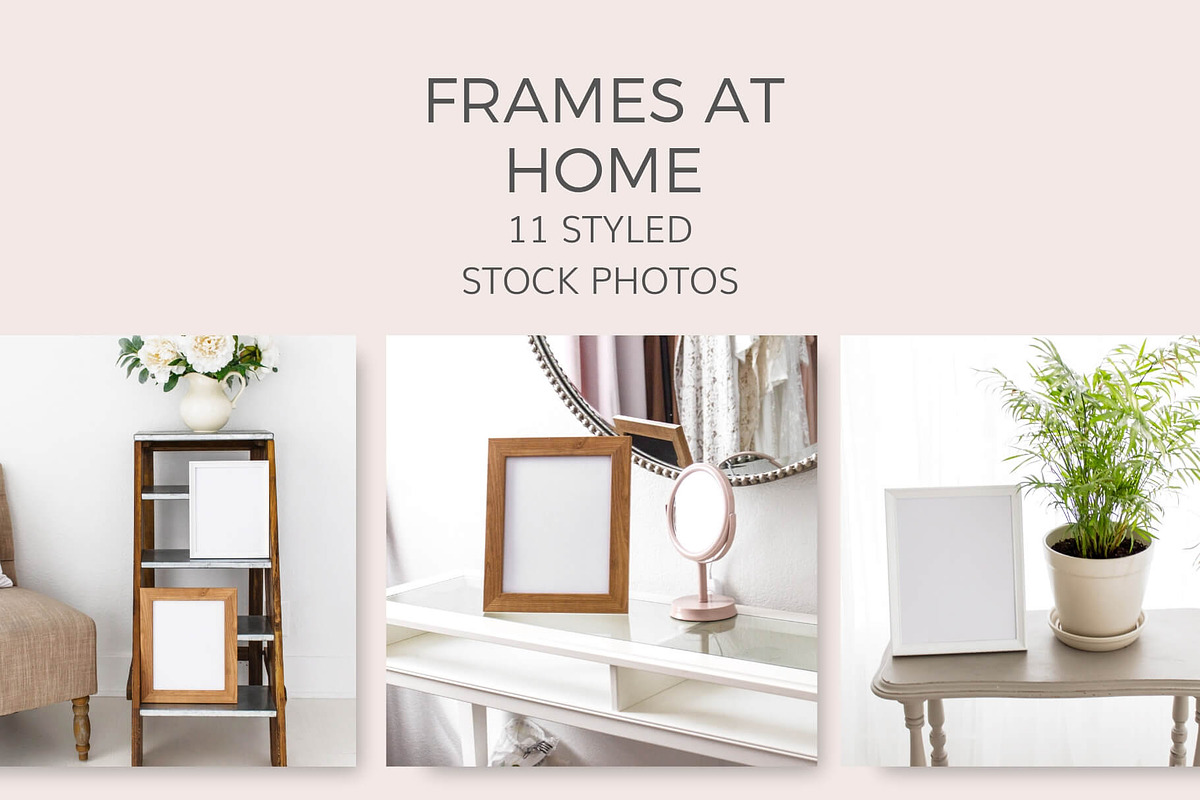 Frames At Home (11 Styled Images) in Print Mockups - product preview 8