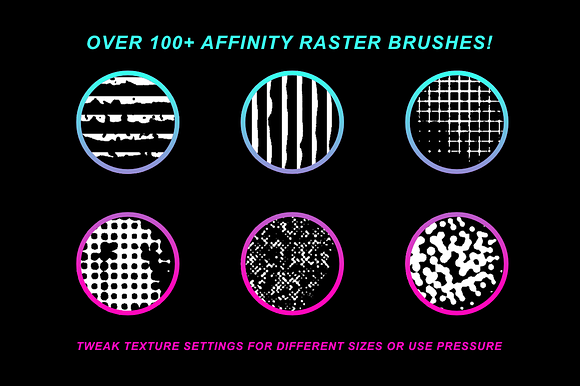 Affinity Halftone Brushes in Add-Ons - product preview 3