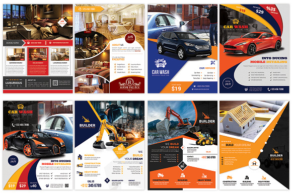 120 Posters Bundle 99% OFF in Flyer Templates - product preview 5