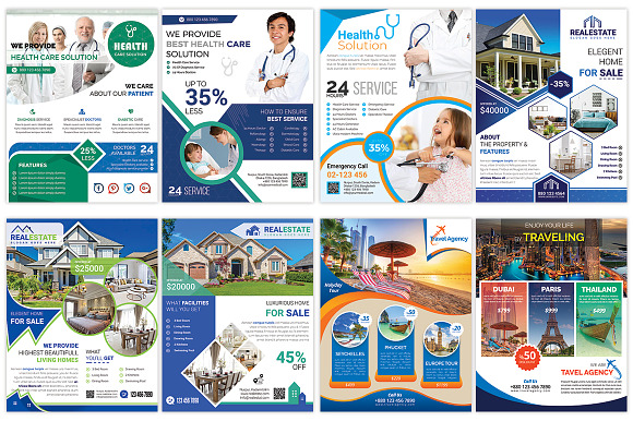 120 Posters Bundle 99% OFF in Flyer Templates - product preview 8