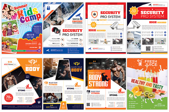 120 Posters Bundle 99% OFF in Flyer Templates - product preview 11