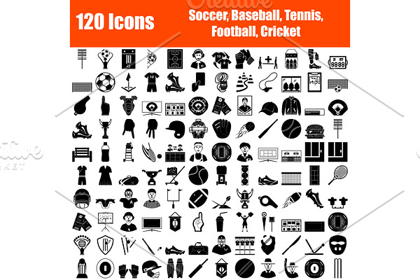 Set of 120 Icons