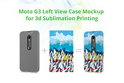 Moto G3 3d Case Design Mock-up