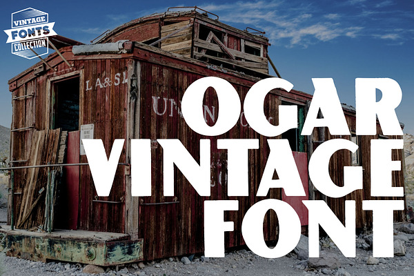Ogar - 2 vintage fonts