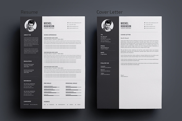 Resume/CV in Letter Templates - product preview 1