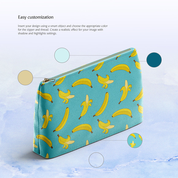 Canvas Pouch Mockup in Product Mockups - product preview 3