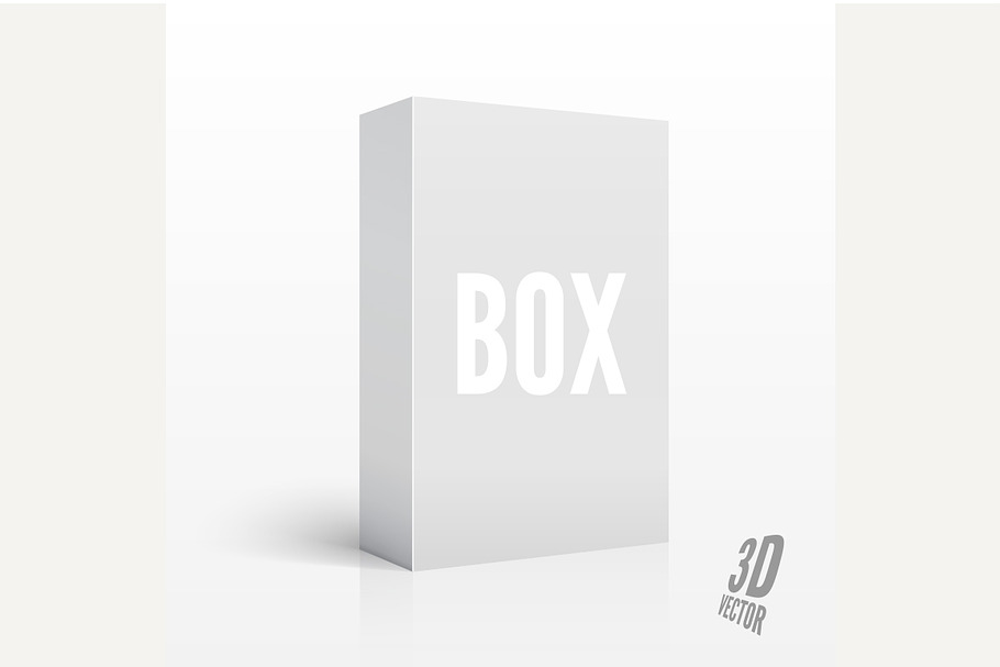 3D Blank Box. Vector illustration in Objects - product preview 8