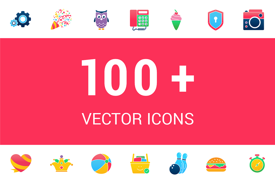 100+ Lovely Vector Icons