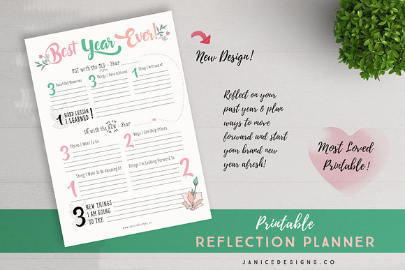 Life Planner 2.0 - Now in Color! in Stationery Templates - product preview 2