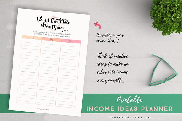 Life Planner 2.0 - Now in Color! in Stationery Templates - product preview 5