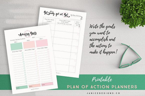 Life Planner 2.0 - Now in Color! in Stationery Templates - product preview 7