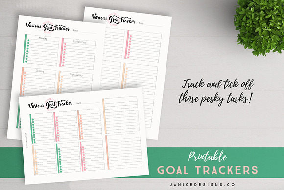 Life Planner 2.0 - Now in Color! in Stationery Templates - product preview 8