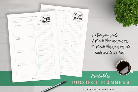 Life Planner 2.0 - Now in Color! in Stationery Templates - product preview 13