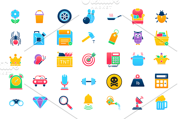 100+ Lovely Vector Icons in Icons - product preview 2