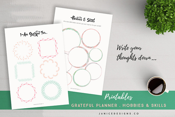 Life Planner 2.0 - Now in Color! in Stationery Templates - product preview 15