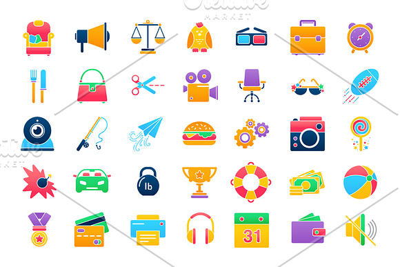 100+ Lovely Vector Icons in Icons - product preview 3