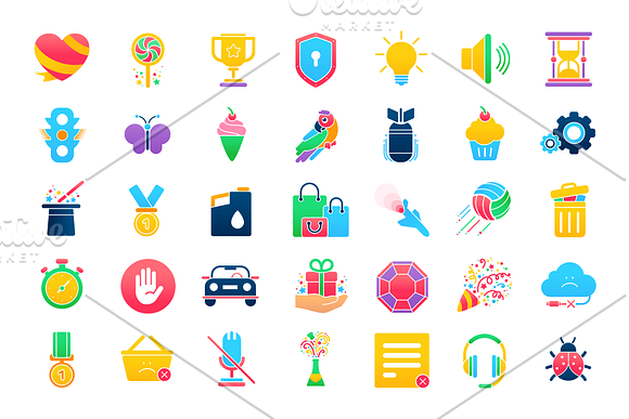 100+ Lovely Vector Icons in Icons - product preview 4
