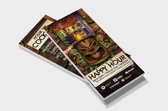 Tiki Bar Flyer Templates in Flyer Templates - product preview 7
