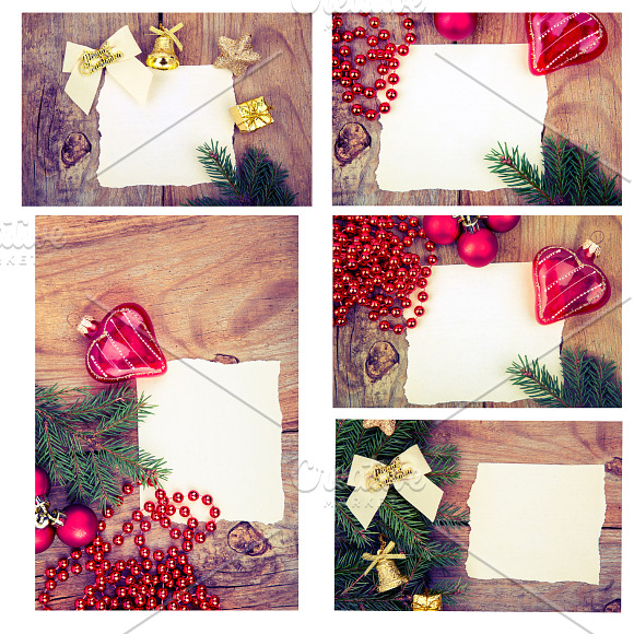 Christmas frames and backgrounds in Objects - product preview 2
