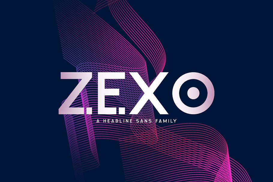 Zexo Sans Family in Sans-Serif Fonts - product preview 8