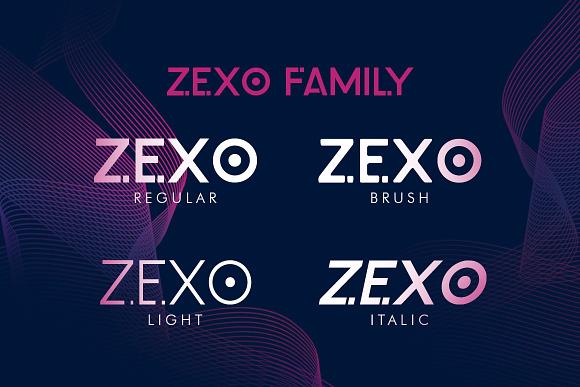 Zexo Sans Family in Sans-Serif Fonts - product preview 4