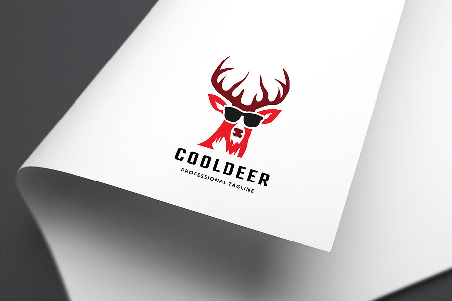 Cool Deer Logo in Logo Templates - product preview 8